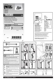 PETZL Instructions for Use TREESBEE C04