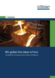 Wir gießen Ihre Ideen in Form - Düker GmbH & Co KGaA