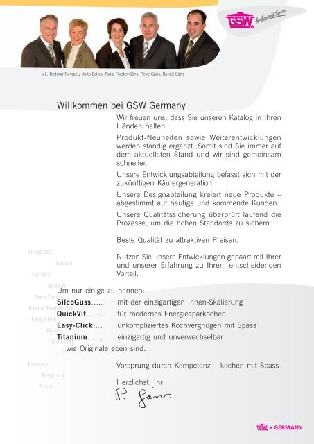 - GSW GSW GmbH Germany Willkommen bei Stahlwaren