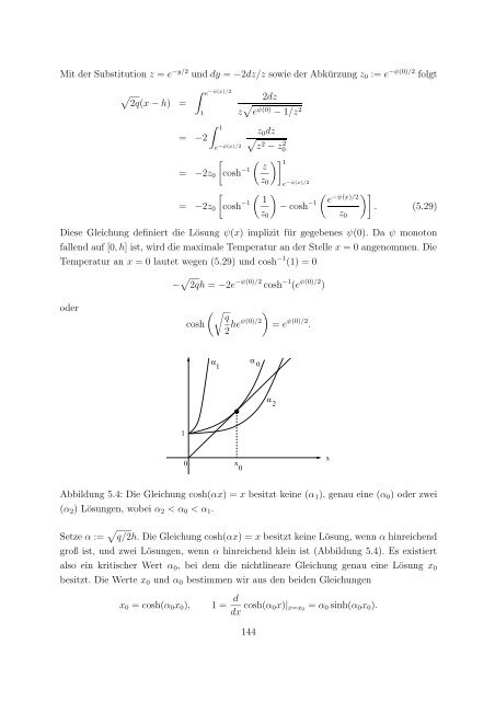 Mathematische Modellierung mit Differentialgleichungen