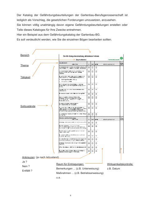 Gefährdungsbeurteilungen - Arbeitssicherheit und ...