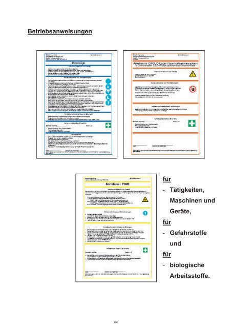 Gefährdungsbeurteilungen - Arbeitssicherheit und ...