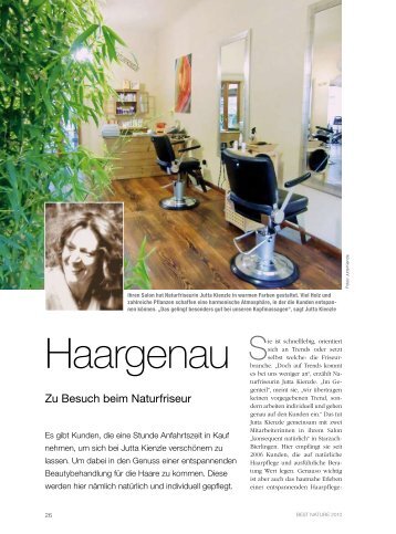 Haargenau - Naturfriseur - Jutta Kienzle