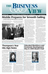 Mobile Prepares for Smooth Sailing - Mobile Chamber of Commerce