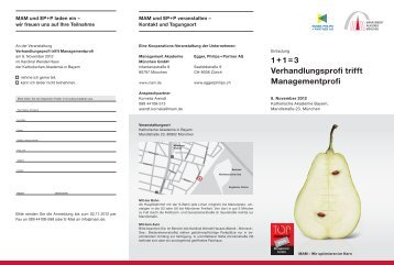 MAM-Flyer zur Veranstaltung