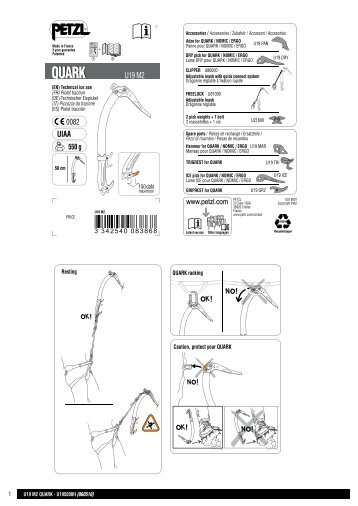 QUARK QUARK U19 M2 QUARK QUARK - Petzl