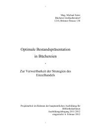 Optimale Bestandspräsentation in Büchereien -