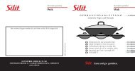 Gebrauchsanleitung Wok - Silit