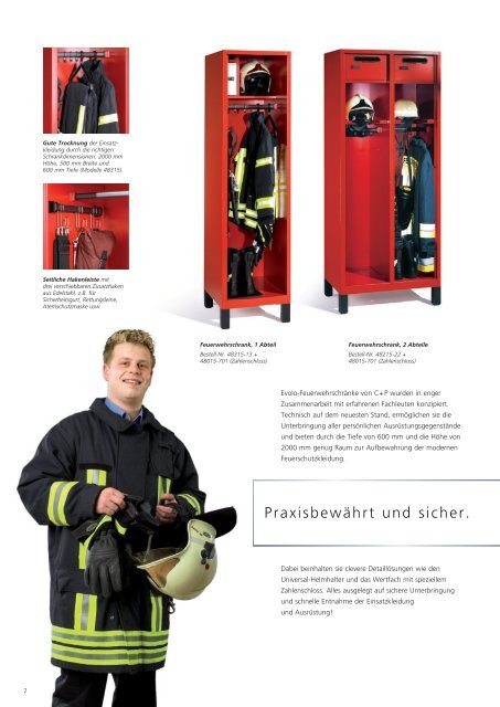 CP Evolo Feuerwehr - C + P Möbelsysteme GmbH & Co. KG