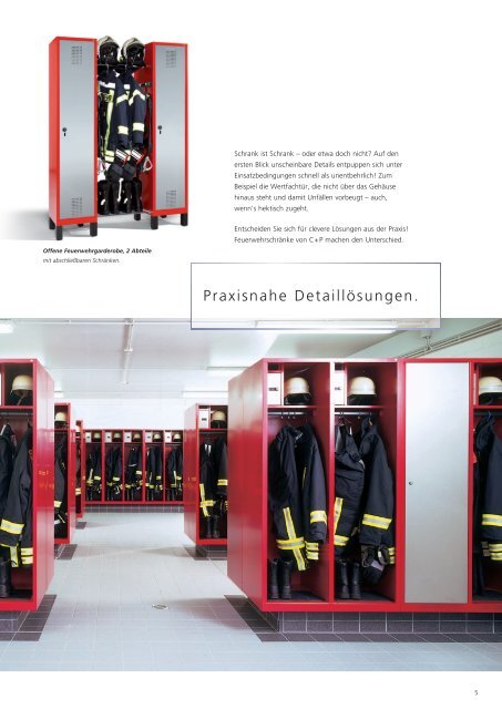 CP Evolo Feuerwehr - C + P Möbelsysteme GmbH & Co. KG