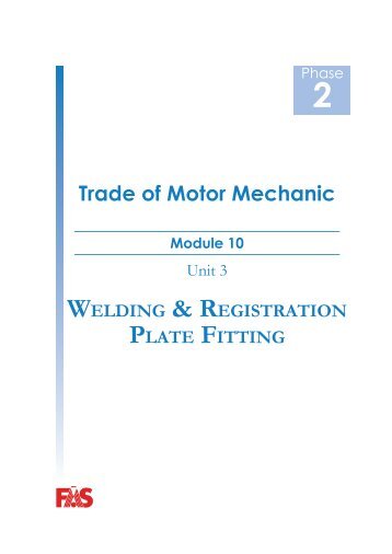 Trade of Motor Mechanic Module 10 - eCollege