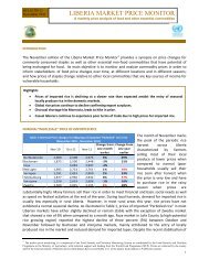 liberia market price monitor - WFP Remote Access Secure Services