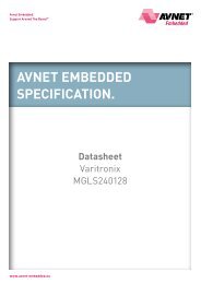 MGLS240128-Mono Display Graphic-Varitronix - Avnet Embedded