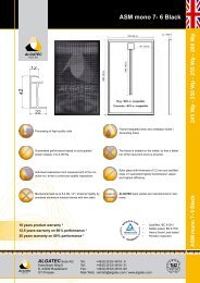 Data sheet ASM mono 7-6 Black - ALGATEC Solar AG