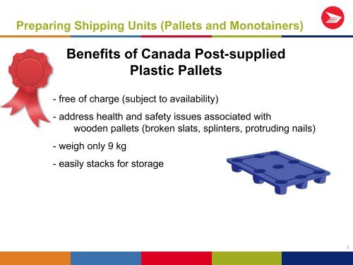 Preparing Shipping Units (Pallets and Monotainers ... - Postes Canada