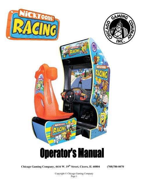 Nicktoons Racer Video Game Chicago Gaming Company