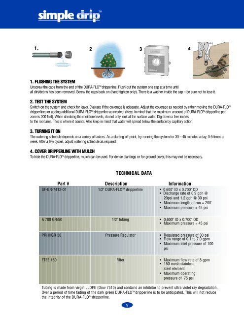 DRIP AND MICRO IRRIGATION CATALOG - Dingo