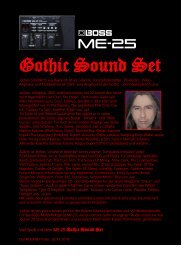 Gothic Sound Set - Sounds der Helden