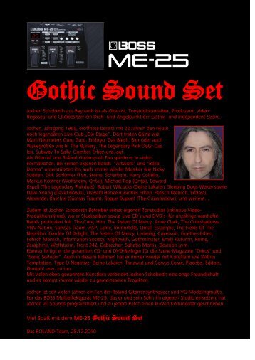 Gothic Sound Set - Sounds der Helden