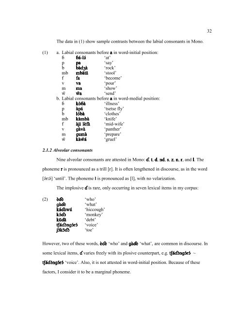 the university of chicago the phonology and ... - SIL International