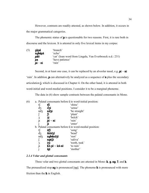 the university of chicago the phonology and ... - SIL International