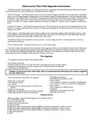 Etherwave® Plus Field Upgrade Instructions - Moog Music Inc