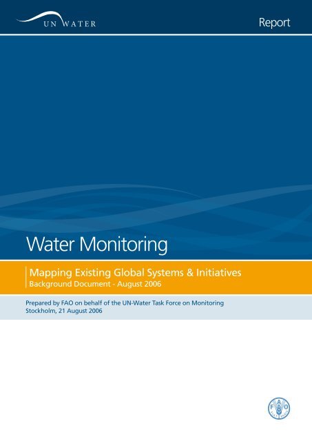 Water Monitoring Mapping Existing Global Systems Un Water
