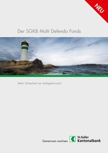 Der SGKB Multi Defendo Fonds - Hyposwiss Privatbank AG