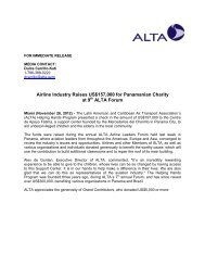 Airline Industry Raises US$157,000 for Panamanian Charity at 9 ...