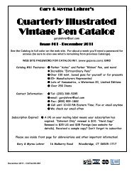 Download Catalog #61 PDF - Vintage Pens at Gopens.com