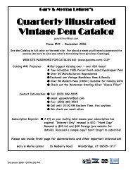 Download Catalog #41 PDF File - Vintage Pens at Gopens.com