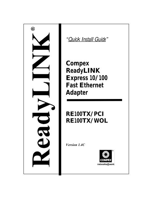 Compex ReadyLINK Express 10/100 Fast Ethernet Adapter