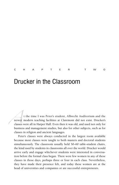 A Class with Drucker - Headway | Work on yourself