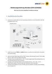 Bedienungsanleitung Horstbox (DVA-G3342SD) - encoLine