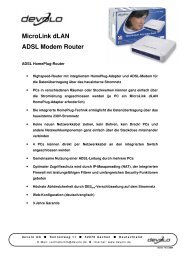 MicroLink dLAN ADSL Modem Router - Devolo
