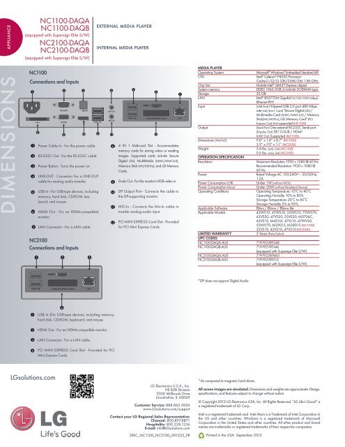 Media Player Digital - LG Electronics