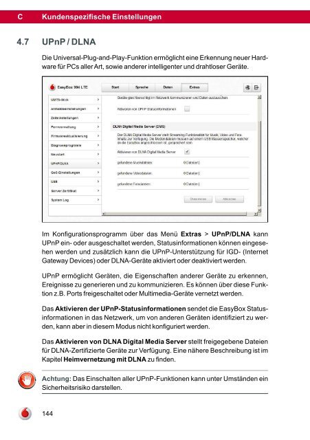 Handbuch EasyBox 904 LTE - Vodafone