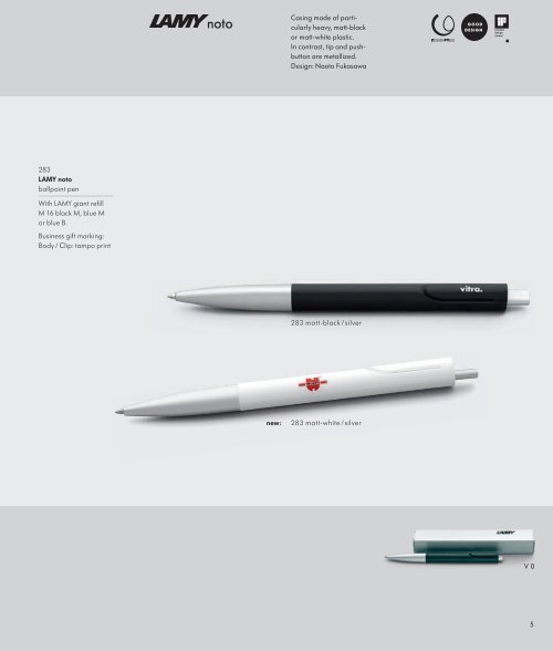 Design. Made in Germany. Advertise with Lamy ... - Lapiceria.com