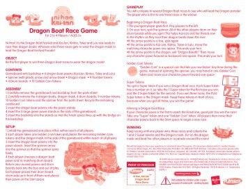 Dragon Boat Race Game - Hasbro