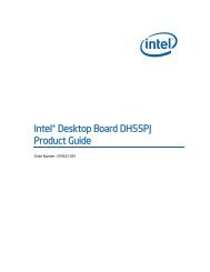 Intel® Desktop Board DH55PJ Product Guide - English (PDF