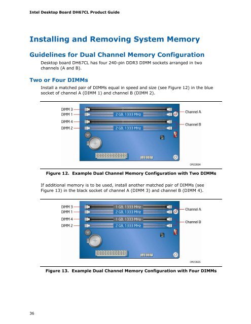 Intel® Desktop Board DH67CL Product Guide