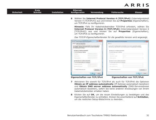 Touchstone® TM902-Telefoniemodem - Arris