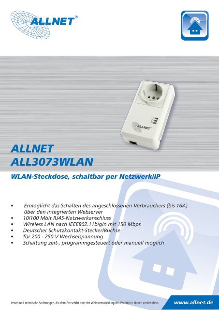 ALLNET ALL3073WLAN