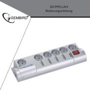 SIS-PMS-LAN Bedienungsanleitung - Gembird