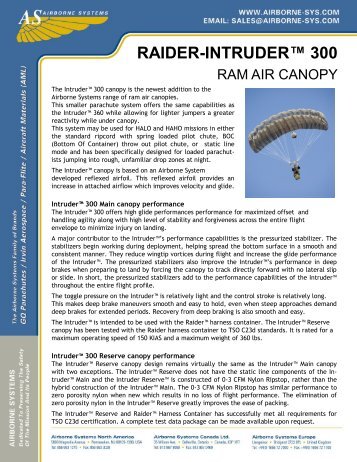 RAIDER-INTRUDER™ 300 - Airborne Systems