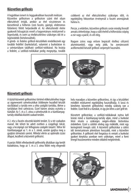 "Gömbgrill" Összeszerelési és üzemeltetési útmutató - Landmann