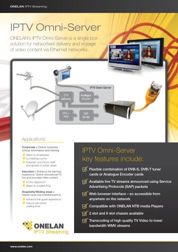 IPTV Omni-Server - Onelan