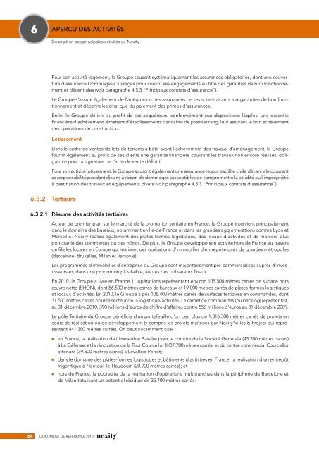 Document de référence 2010 (.pdf - Nexity