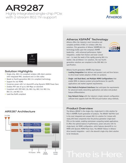 qualcomm atheros ar938x specs