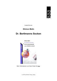 Dr. Bertlmanns Socken - Rowohlt